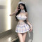 파스텔 체크 애트모스 세일러 세트