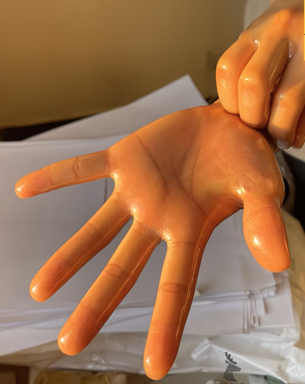 스킨 핸드 센서리 무드(손바닥 너비 8cm, 중지 7cm)